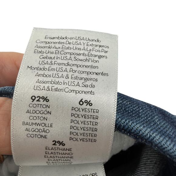 MOTHER High Waisted Looker Jeans 24 Until Next Time Stretch Dark Wash Blue Denim - Picture 13 of 14